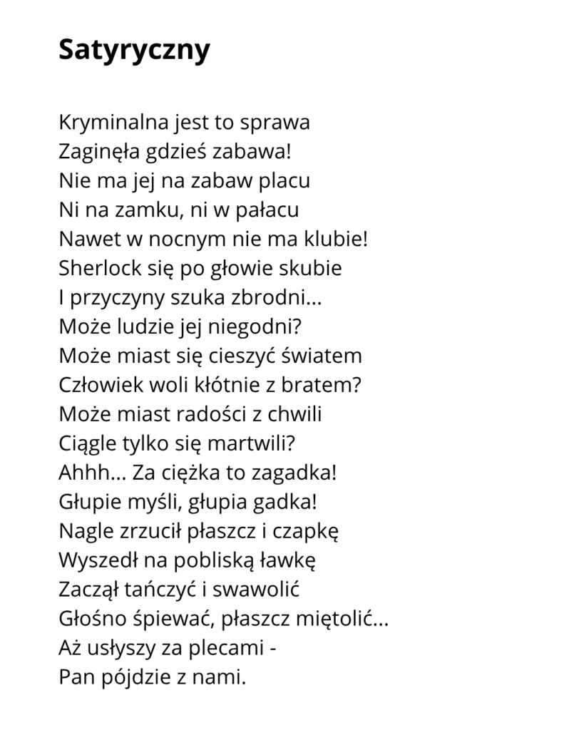 Satyryczny